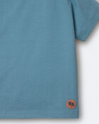 Tout-petit - T-shirt &agrave; manches chauve-souris - Sarcelle, image 5 sur 5 diapositives