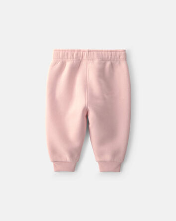 B&eacute;b&eacute; fille - Pantalon en molleton - Rose, 