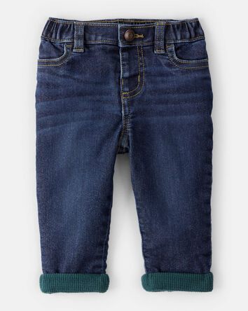 Baby Boy Dark Wash Jeans - Blue, 