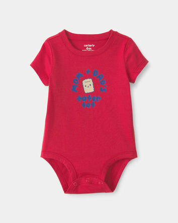 Baby Tater Tot Graphic Bodysuit - Red, 