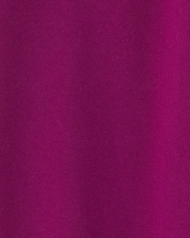 Girls Fleece Joggers - Burgundy, image 3 of 4 slides