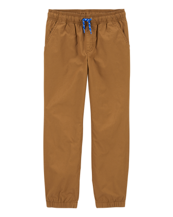 Kid Pull-On Poplin Pants, 