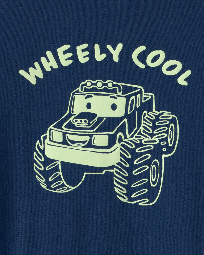 Toddler Boy Monster Truck Graphic Tee - Blue, image 4 of 5 slides