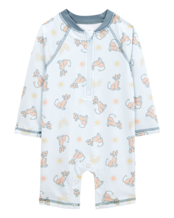 Baby Disney© Lion King 1-Piece Rashguard Swimsuit - Blue, 