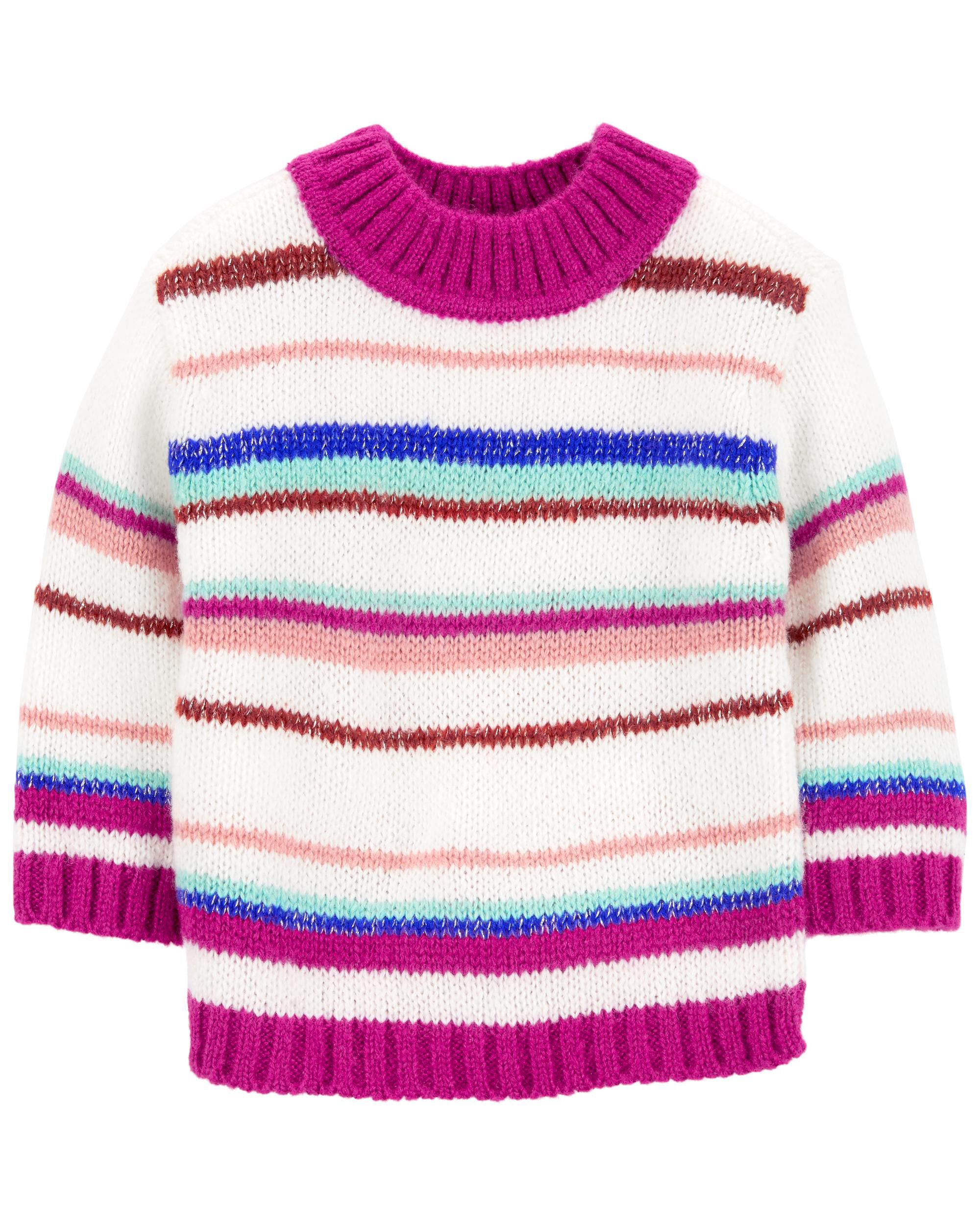 Bright striped sweater discount