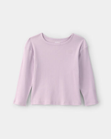 Toddler Girl Long-Sleeve Top - Purple, 