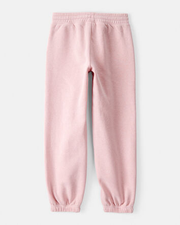 Girls Fleece Joggers - Pink, 