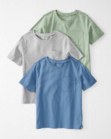 Kid 3-Pack Organic Cotton Tees, 