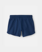 Filles - Short en jersey bouclette - Bleu, image 2 sur 3 diapositives