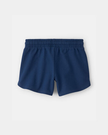 Filles - Short en jersey bouclette - Bleu, 