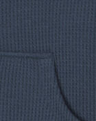 B&eacute;b&eacute; gar&ccedil;on - Blouson &agrave; capuchon en molleton teddy recycl&eacute; gaufr&eacute; fait avec du coton biologique, image 4 sur 4 diapositives