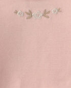B&eacute;b&eacute; fille - Ensemble 3 pi&egrave;ces cache-couches et pantalon &agrave; motif floral &ndash; Rose/Ivoire, image 2 sur 3 diapositives