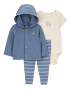 Baby 3-Piece Little Cardigan Set, image 1 of 4 slides