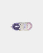 Baby Girl Every Step&reg; First Walker Colour Block Sneakers - Pink/Purple/White, image 4 of 6 slides
