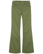 Kid Flare Pull-On Twill Pants, image 1 of 4 slides