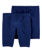 Filles - Emballage de 2 shorts extensibles, image 1 sur 2 diapositives