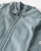 Baby Organic Cotton Rib Sleeper, image 2 of 4 slides