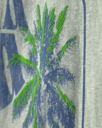 Gar&ccedil;ons - T-shirt &agrave; imprim&eacute; de plage &laquo;Costi Rica&raquo; - Vert, 