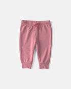 Baby Girl 2-Piece PurelySoft&trade; Long-Sleeve Layering Set - Pink, image 2 of 6 slides