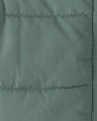 Baby Recycled Teddy Fleece Hooded Puffer Jacket, image 4 of 5 slides