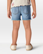 Toddler Iconic Denim Shorts - Blue, image 3 of 6 slides