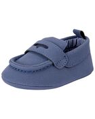Chambray Loafer Baby Shoes, image 6 of 6 slides