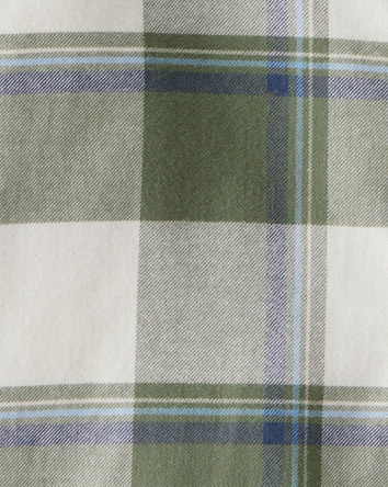 Boys 2-Piece Layered-Look Button-Down Hooded Tee, 