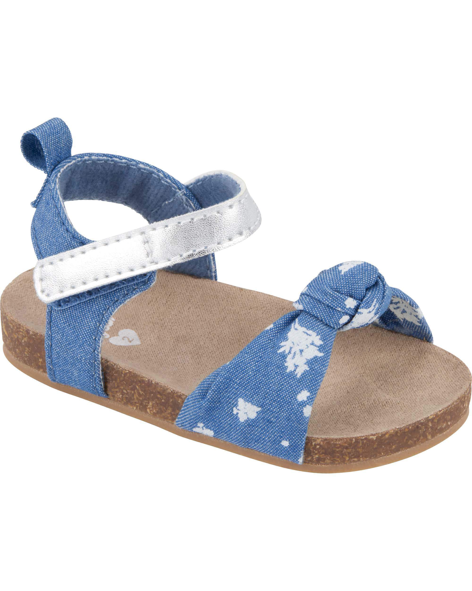 Carter's chambray cork sandals discount