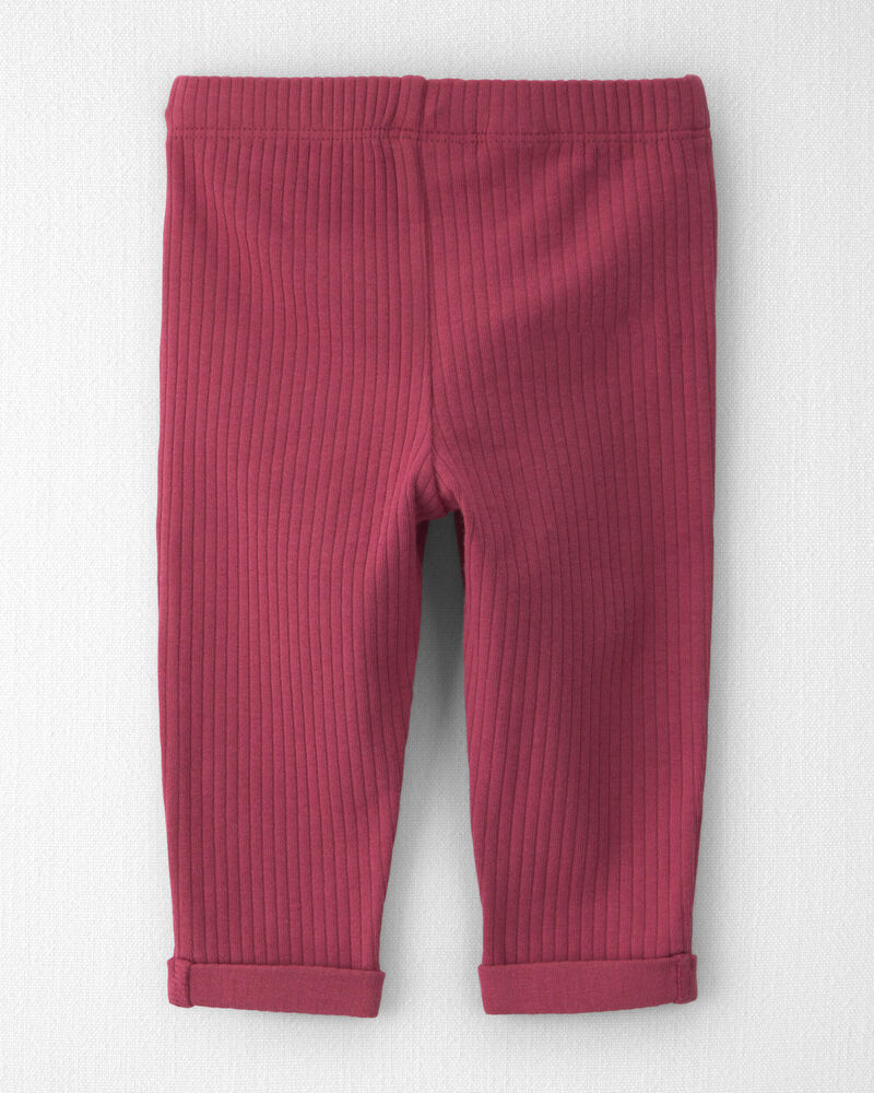 B&eacute;b&eacute; fille - Emballage de 2 leggings en coton biologique, image 2 sur 5 diapositives
