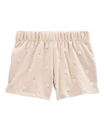 Kid Floral Pull-On French Terry Shorts, 