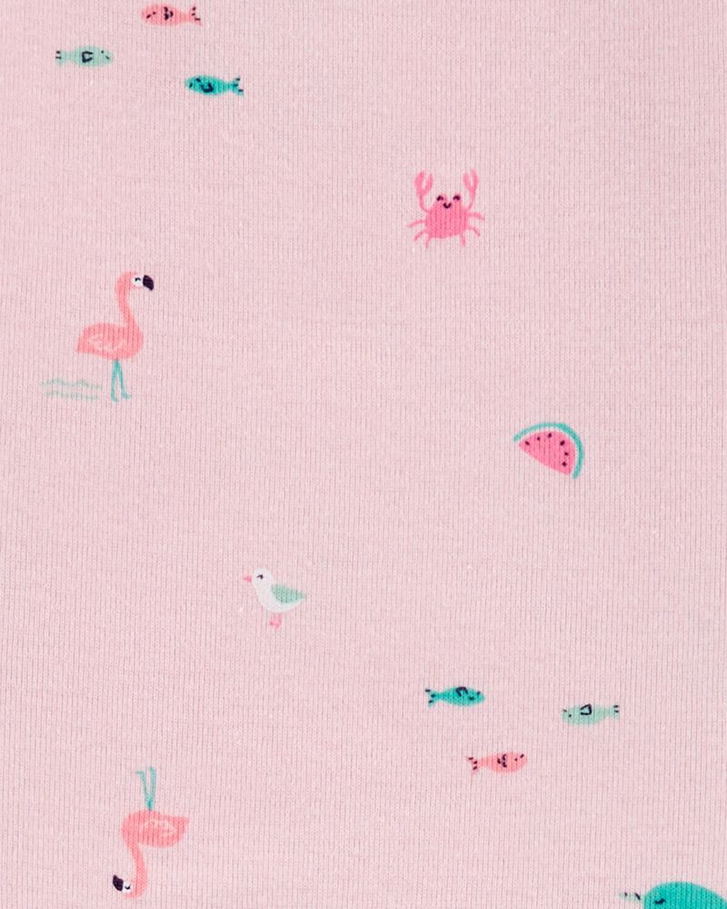 3-Piece Flamingo Little Short Set, image 2 of 4 slides