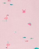 3-Piece Flamingo Little Short Set, image 2 of 4 slides