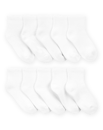 Kid 10-Pack Ankle Socks, 