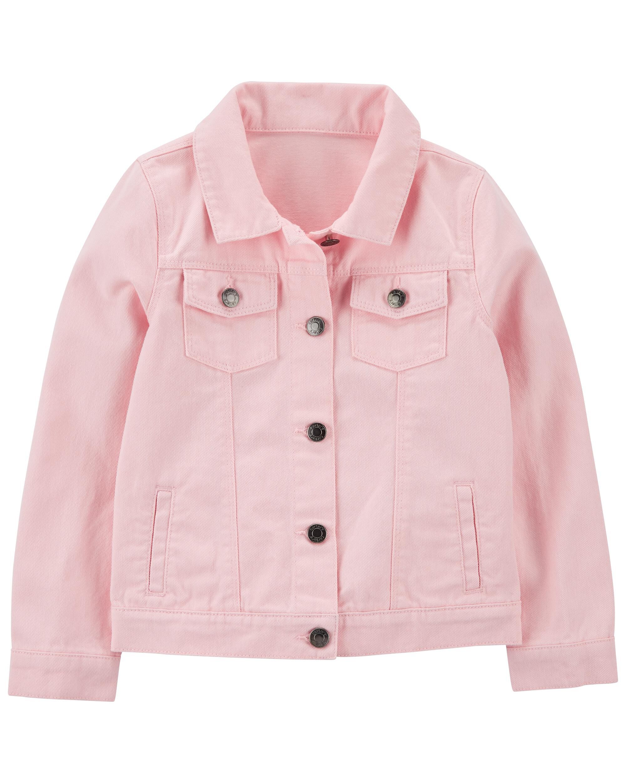 Pink jean new arrivals jacket kids
