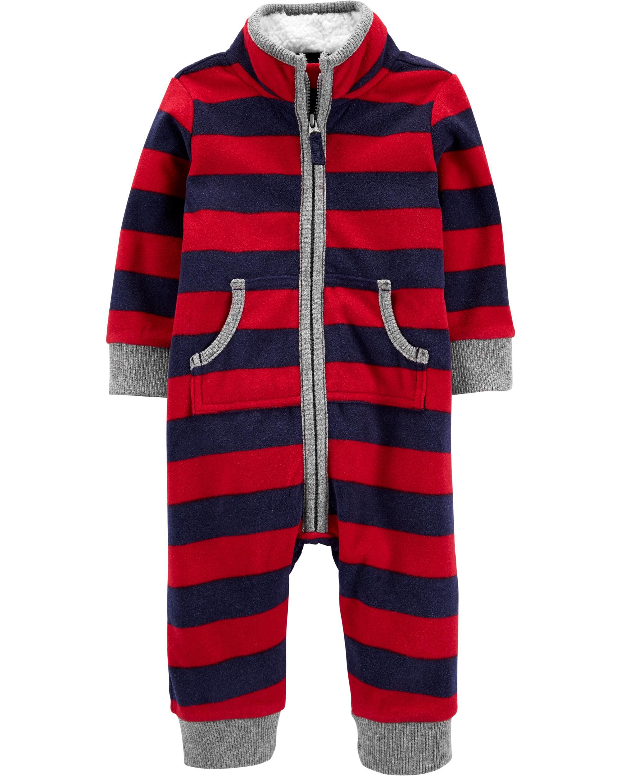 carters fleece jumpsuit