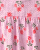 B&eacute;b&eacute; fille - Barboteuse &agrave; motif floral - Rose, image 3 sur 3 diapositives