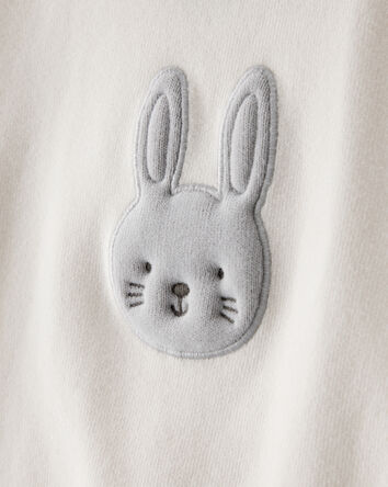 Baby Girl Bunny Long-Sleeve Tee - Ivory, 