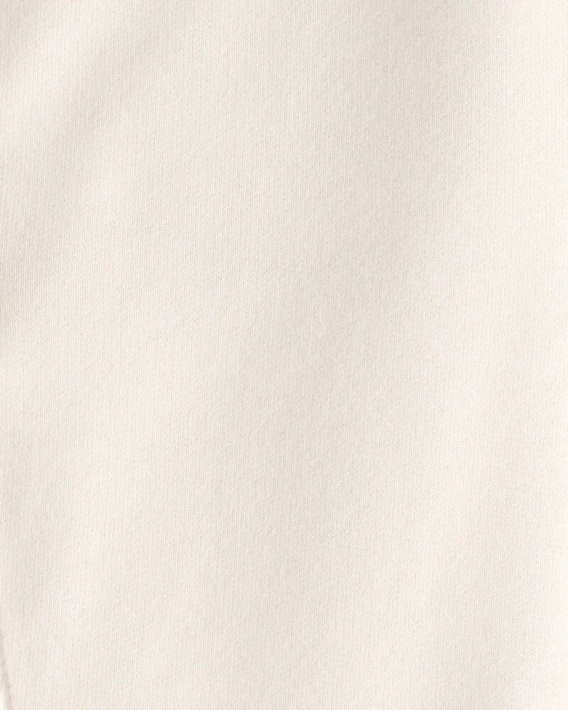 Toddler Girl French Terry Wide-Leg Active Pants - Ivory, image 3 of 4 slides