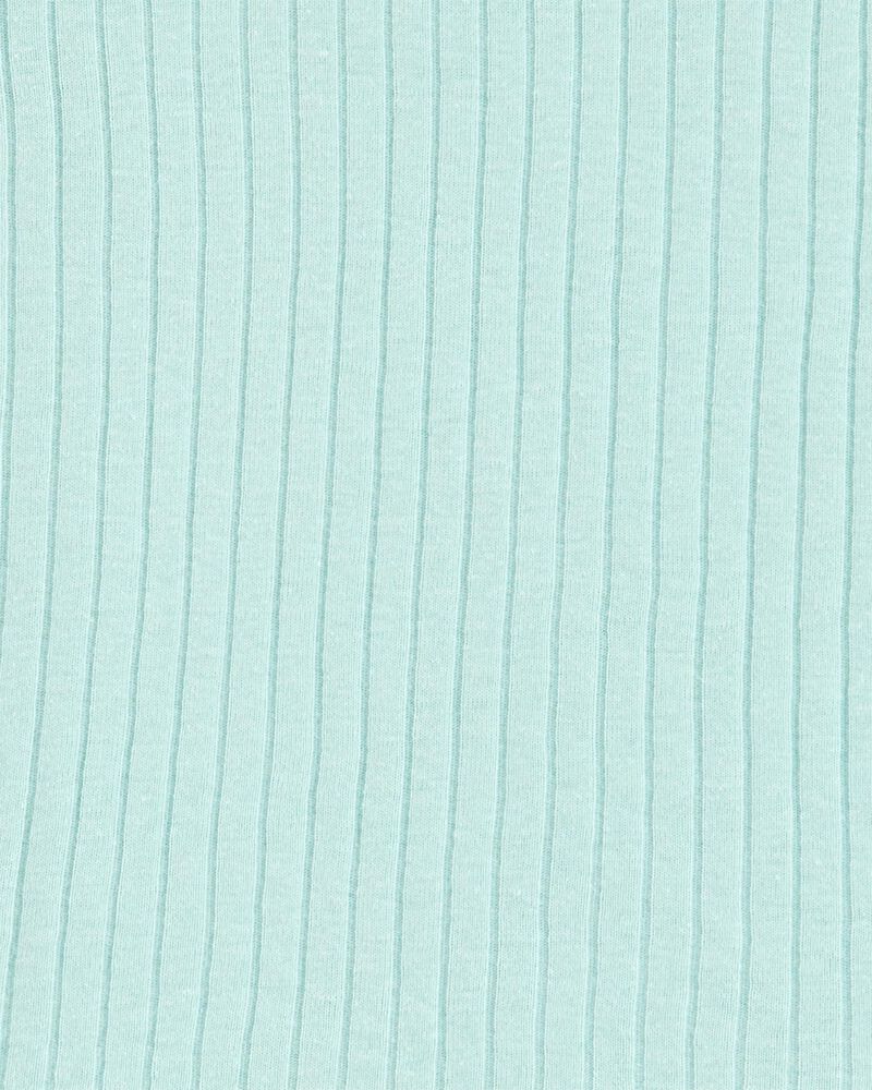 Kid 2-Piece Ribbed Cotton Blend Pyjamas, image 2 of 3 slides