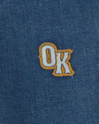 Toddler Girl Denim Overalls - Medium Wash, image 5 of 6 slides