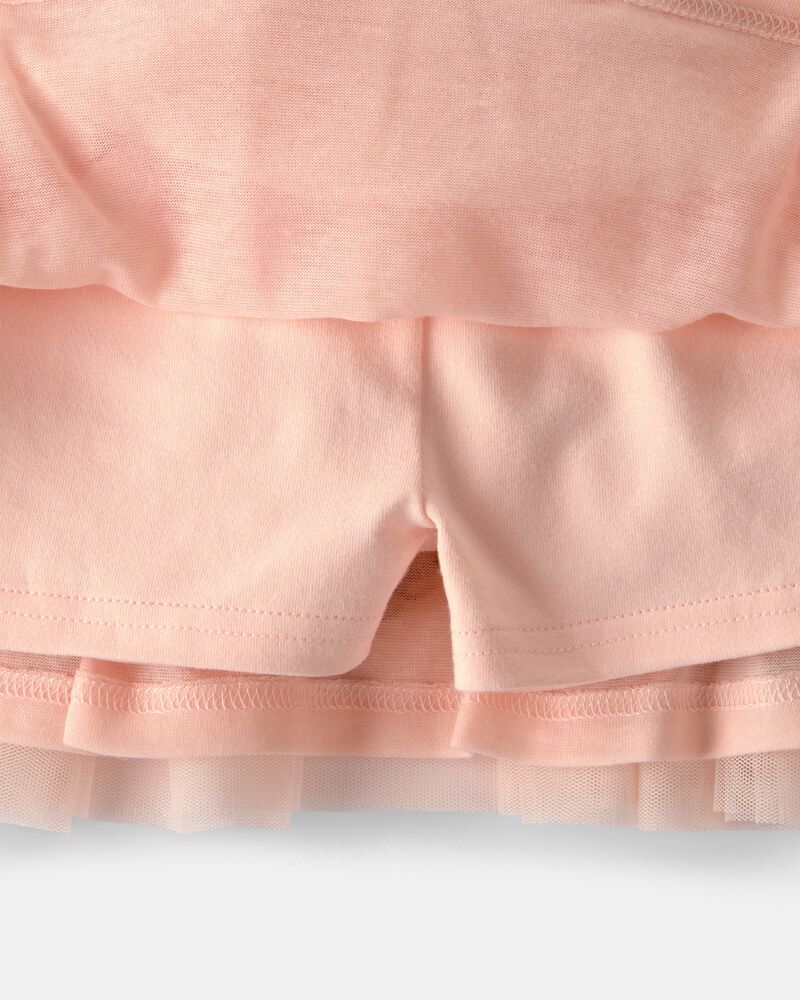 Tout-petit fille - Jupe-short en tulle scintillant Disney&copy; Moana - Orange, image 3 sur 5 diapositives