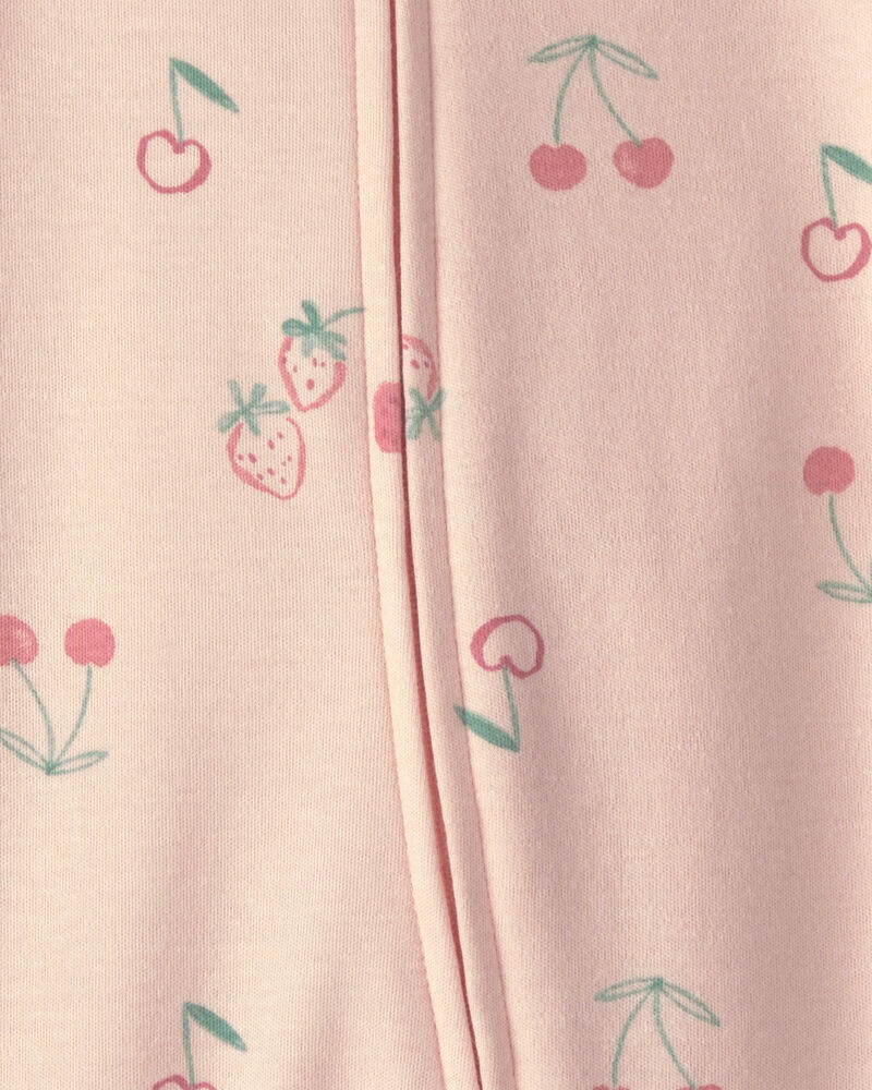 B&eacute;b&eacute; fille - Grenouill&egrave;re ajust&eacute;e &agrave; motif fraise - Rose, image 3 sur 4 diapositives