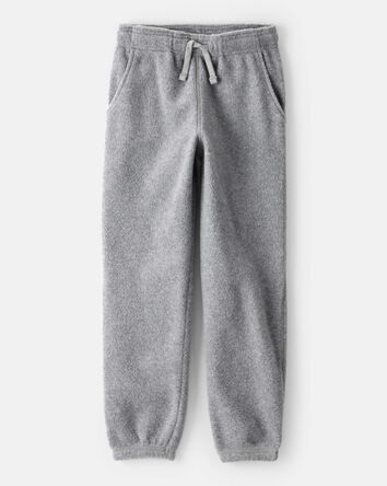 Garçons - Pantalons de jogging en polaire - Gris, 