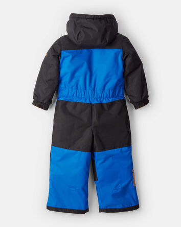 Toddler Boy 1-Piece Taslan Snowsuit - Blue, 