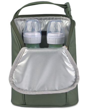 Grab & Go Double Bottle Bag - Sage, 