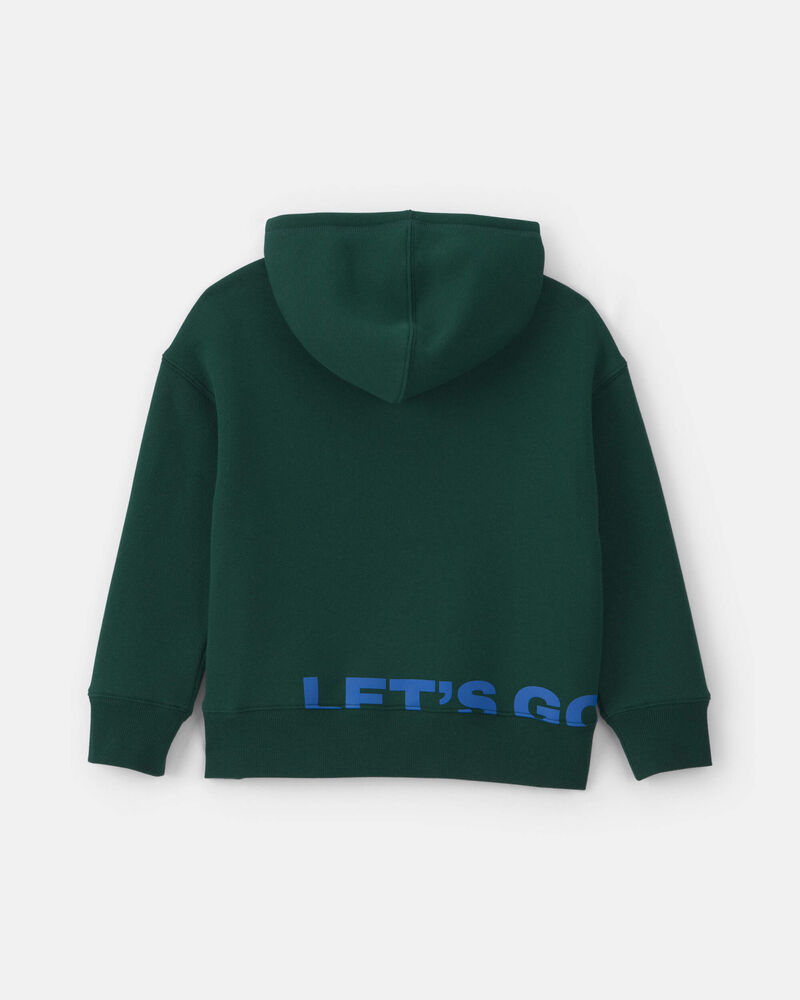 Boys 'Play To Win' Fleece Hoodie - Green, image 2 of 4 slides