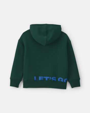 Boys 'Play To Win' Fleece Hoodie - Green, 