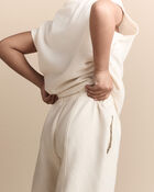 Toddler Girl Dolman-Sleeve Miriam Tee - Cream, image 5 of 7 slides