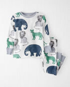 Bébé - Ensemble pyjama 2 pièces en coton biologique, image 1 sur 4 diapositives