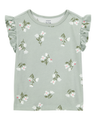 Toddler Floral Short-Sleeve Fashion Top - Floral, image 1 of 3 slides